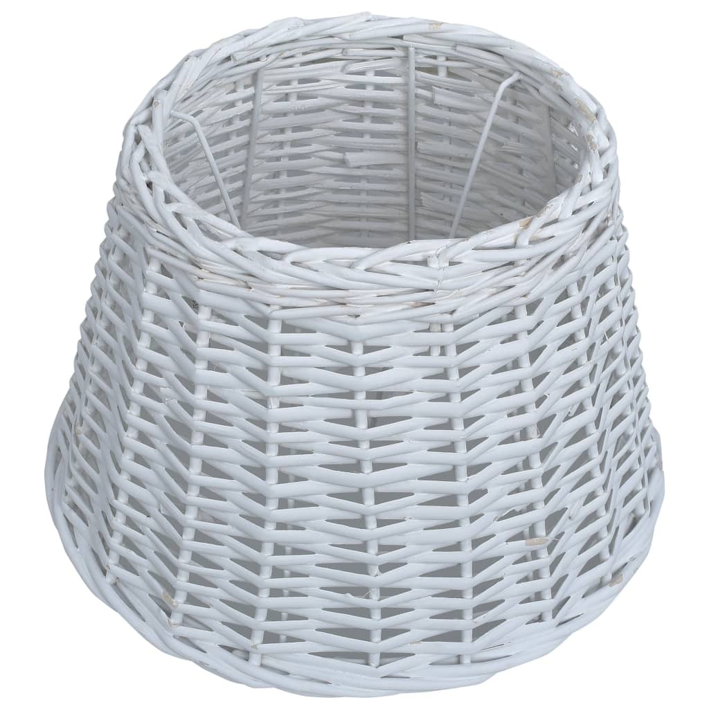 Lamp Shade Wicker 40x26 cm White